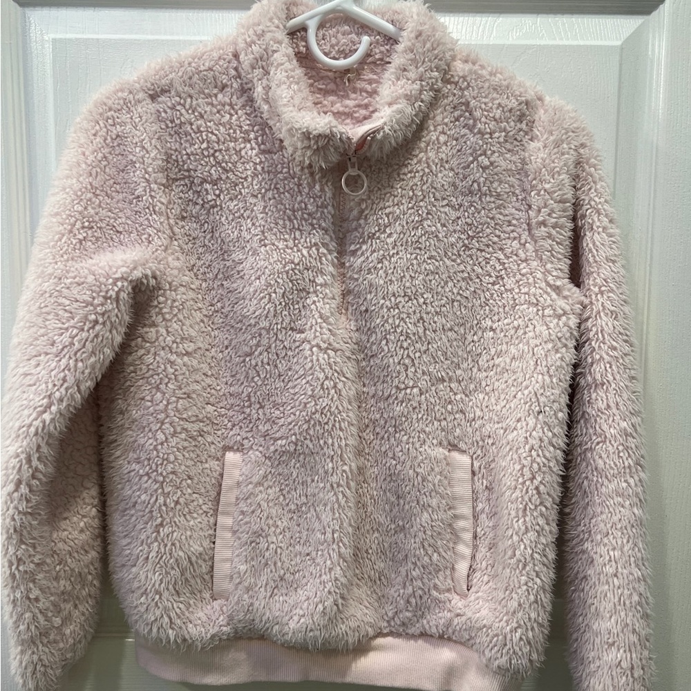 Cozy Pink Sherpa Jacket